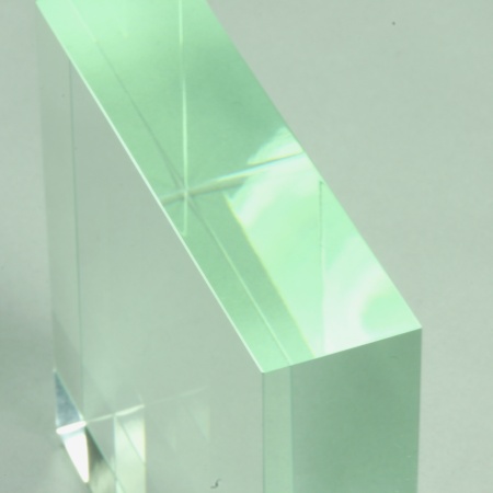 block of glass effect acrylic
